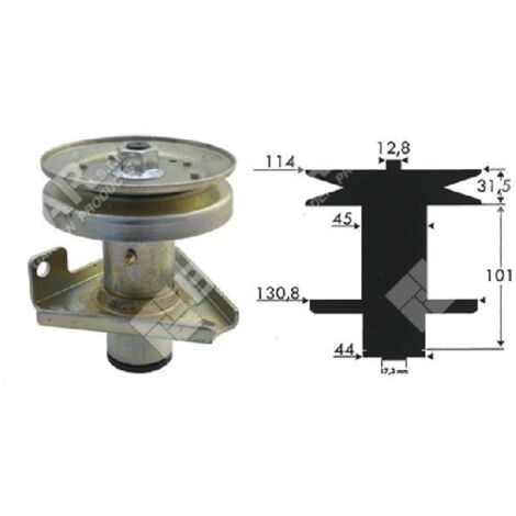 Porte-lame hauteur 142,5 mm pour tracteurs JOHN DEERE AM126226 - 023181