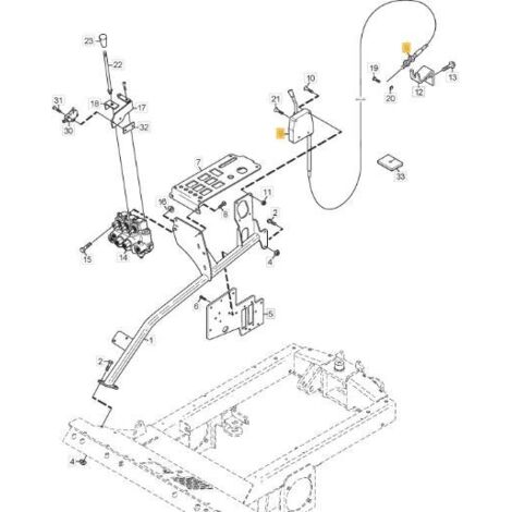 CÂBLE ACCESSOIRE ORIGINAL STIGA TITAN - 1134-7257-03