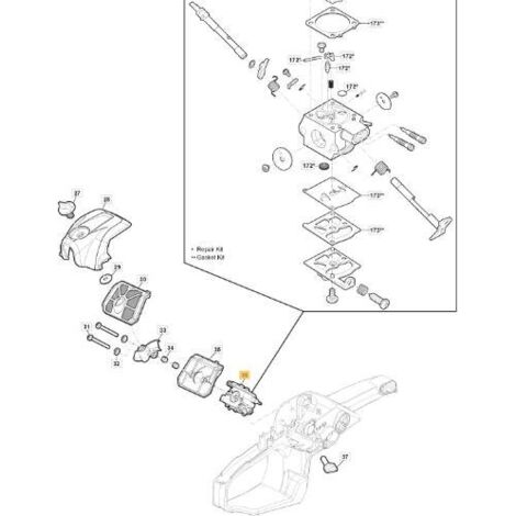 CARBURATEUR WALBRO WT 1188 ORIGINAL STIGA - 118804706/0