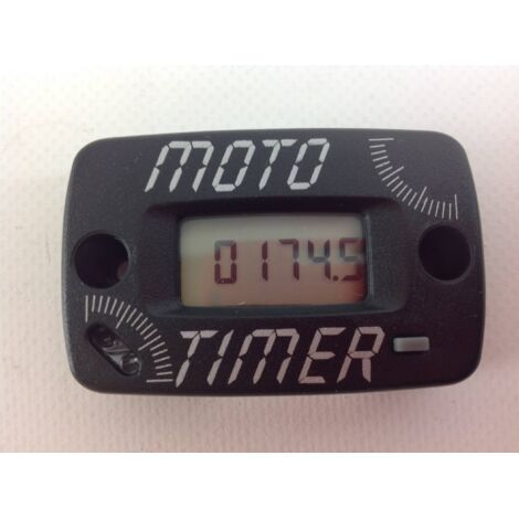 Compteur d'heures électronique SENDEC tracteur de pelouse jusqu'à 19999 heures (1/2)
