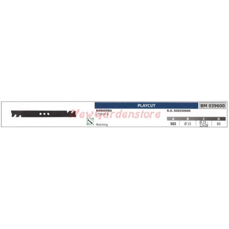 Lame pour PLAYCUT LT521H-A lame de tondeuse 039600