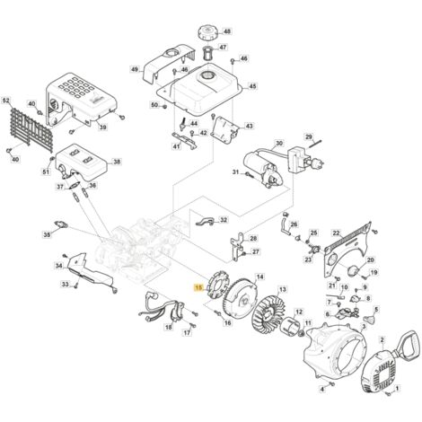 Alternateur de charge bobine ORIGINALE STIGA pour moteur LC 170 FDS 118551329/0 (1/2)