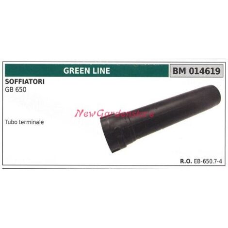 Tube d'extrémité de la soufflerie GB 650 GREENLINE 014619