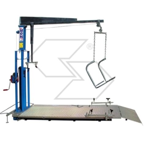Banc de levage professionnel réglable en hauteur poids max. de la grue 150kg
