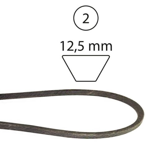 Courroie hydrostatique tracteur automoteur HF 1211 RIDER 72 cm HONDA 520343