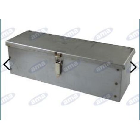 Boîte à outils en tôle pour tracteur agricole 300x200x150mm 01276