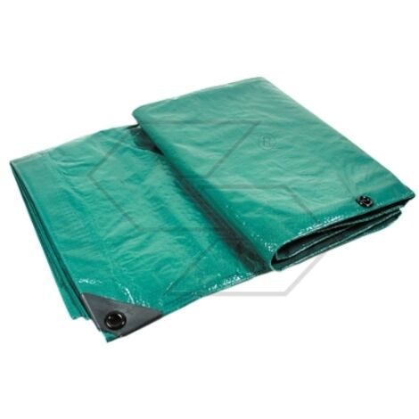 Bâche à oeillets 3x4 m coins renforcés imperméable lavable indéchirable (1/2)