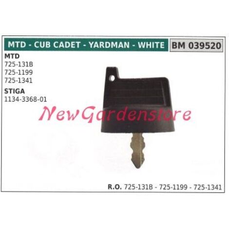 Clé de contact mtd 725-131b stiga 1134-3368-01 039520