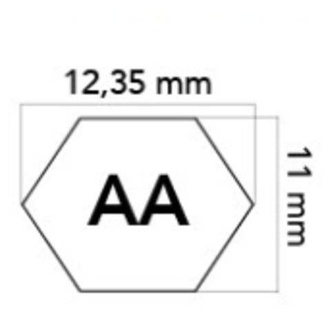 Courroie hexagonale tracteur tondeuse UNIVERSAL AA 103.5 (1/4)
