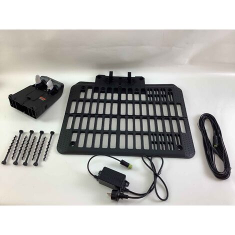 Kit de recharge pour tondeuses robots – Compatible Worx Landroid WR141E WR142E – 1 tourelle, 1 plaque, alimentation, 8 clous