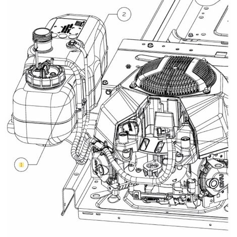 TUYAU D'ESSENCE POUR MOTEUR EFI ORIGINAL MTD LAWN TRACTOR 651-05536A