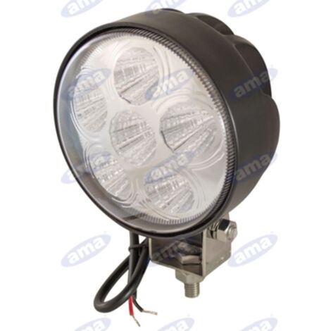 Lampe de travail à LED 12-28V 18W 1350LM 118x154,5mm 6 LED IP67 machine agricole (1/3)