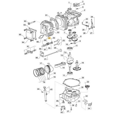 Ressort de soupape de moteur STIGA ORIGINAL TRE0702 tracteur de pelouse 118550529/0