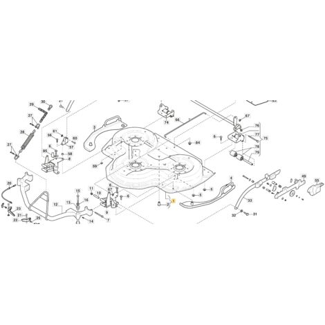 Plateau de coupe vert nude tracteur de pelouse ORIGINAL STIGA EASY CLEAN