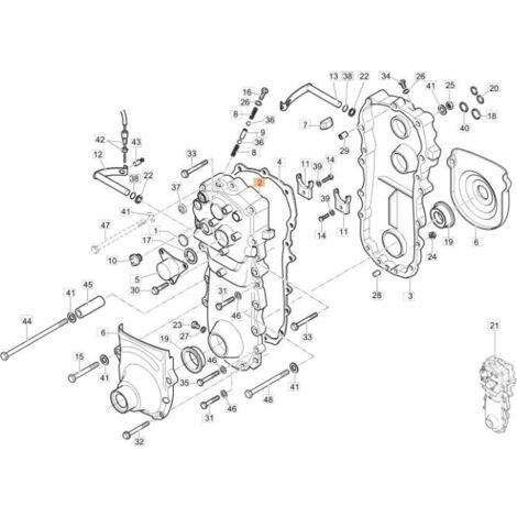 BOITE DE VITESSES ORIGINALE EMAK YF1375002