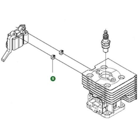 ENTRETOISE 504118601 HUSQVARNA ORIGINE (1/2)