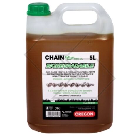 Huile de protection biodégradable OREGON chaîne de tronçonneuse CHAINE 5 litres