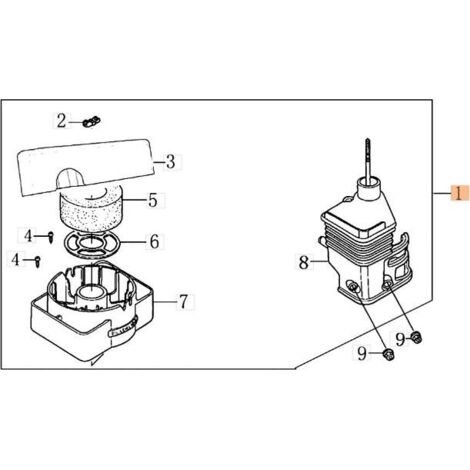 KIT DE FILTRE À AIR EMAK ORIGINAL L66150307