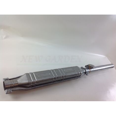 Silencieux avec extension 60 mm de diamètre L1320mm pour tracteur agricole (1/3)