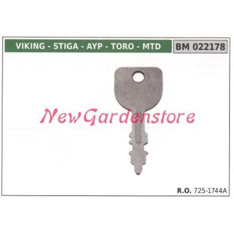 Clé de boîte de démarrage MTD 022178 725-1744A
