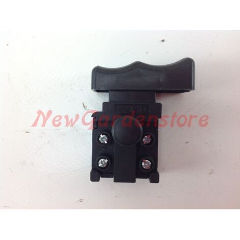 Interrupteur à bouton poussoir ASIA 4 bornes à vis 250 VAC 10 A 2 voies 024421 (1/4)