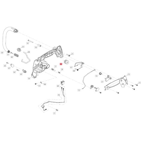 Boulon ORIGINAL BLUEBIRD pour tronçonneuse CSP 280T - CSP 280TC CSP280T-65 (1/2)