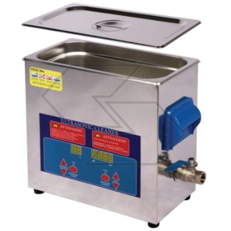 Bac de lavage à ultrasons pour carburateur ou pièces de moteur alimentation 220V (1/2)