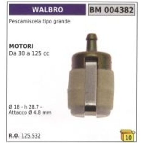 WALBRO décapant grand type moteurs 30 à 125 cc Ø  18 mm h 28,7 mm 125.532