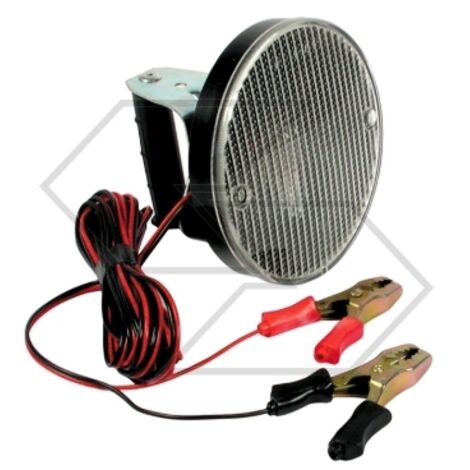 Projecteur d'urgence 12 VOLT avec lampe et prise NEWGARDENSTORE