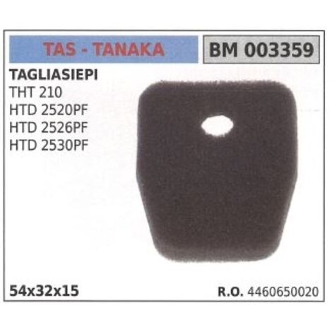 Filtre à air TAS pour taille-haie THT 210 HTD 2520PF 2526PF 2530PF 003359
