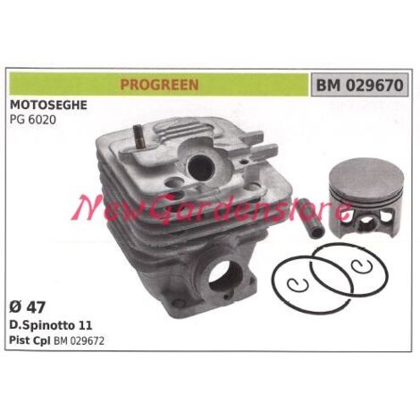 Segments de cylindre de piston PROGREEN moteur de tronçonneuse PG 6020 029670