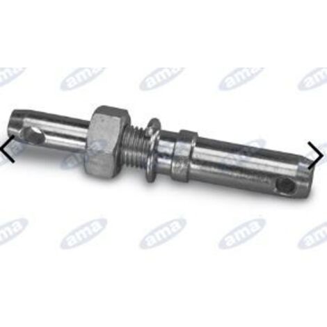 Goupille double diamètre 22 28 28mm pour attelage d'outil de tracteur agricole (1/2)
