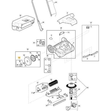 KIT ENJOLIVEURS DE ROUE SWP 577 ORIGINAL STIGA - 118821373/0