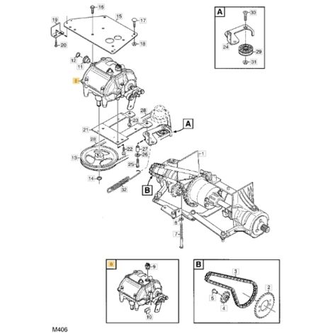 Stiga – Boîte de vitesses pour tracteur tondeuse – Largeur de coupe 112 cm – Cylindrée 500cc – 1134671701
