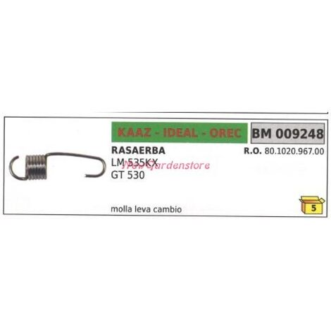 KAAZ LM 535KX GT 530 tondeuse à gazon levier de vitesse 009248