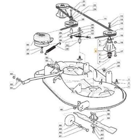 Arbre de lame pour tracteur de pelouse compatible CASTELGARDEN 13286718 38220701/1