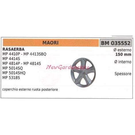 MAORI enjoliveur de roue de tondeuse à gazon MP 4410P 4413SBQ 035552