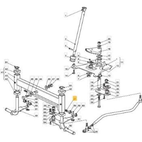 TIRANT FUSELLI ZNN NJ92 ORIGINE STIGA - 125840022/0