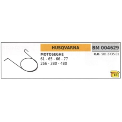 Démarreur à ressort HUSQVARNA tronçonneuse 61 - 65 - 66 - 77 - 266 - 380