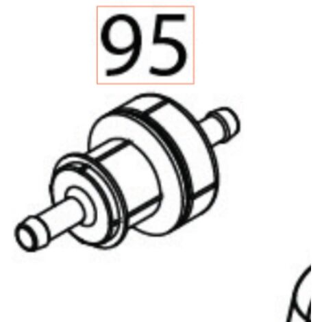 FILTRE À CARBURANT 597360601 ORIGINAL HUSQVARNA (1/2)