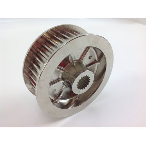 Poulie dentée 38D chromée pour tracteur de pelouse SIMPLICITY LANCER (1/4)