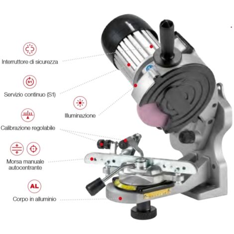 JOLLY EVO meuleuse d'établi électrique pour tous types de chaînes