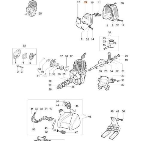 SILENCIEUX D'ORIGINE EMAK 61010012R