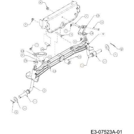 Oleo Mac – Essieu complet pour tracteur tondeuse – Largeur de coupe 92cm – Essieu avant KROSSER 92/16 H – C63804043637