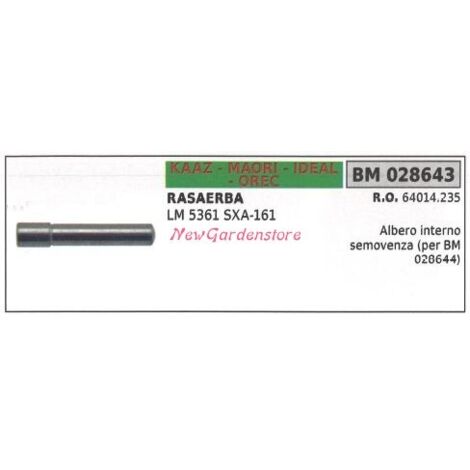 Arbre d'entraînement intérieur KAAZ pour tondeuse à gazon automotrice LM5361SXA 161 028643