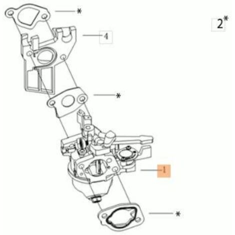 CARBURATEUR D'ORIGINE EMAK L66151956