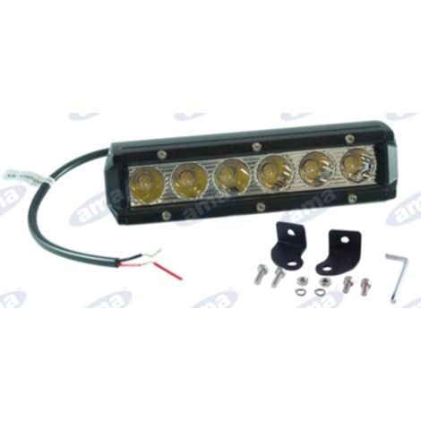 Lampe de travail à LED 10-36V 30W 1710LM 185x65x55mm 6 LED Epistar 5W machine agricole (1/3)