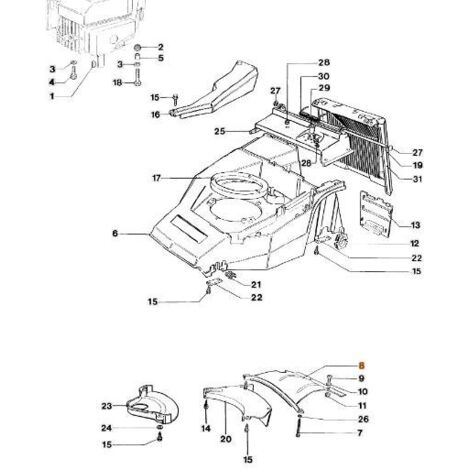 FERMETURE EMAK ORIGINALE 8203514R