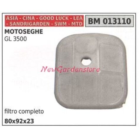 Filtre à air CINA moteur de tronçonneuse GL 3500 013110 AMA BG 38 57558
