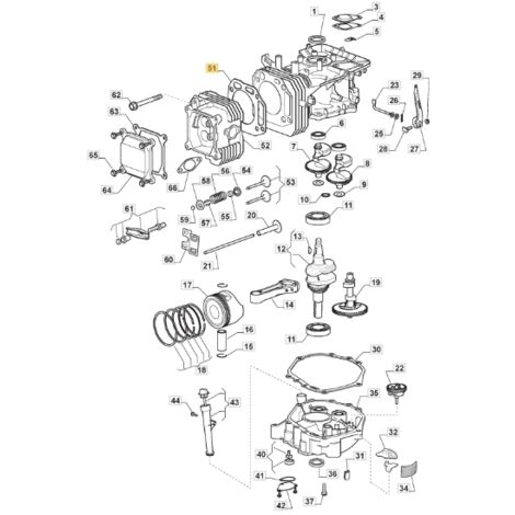 Joint de culasse ORIGINAL STIGA moteur TRE0701 tracteur de pelouse 118551504/0